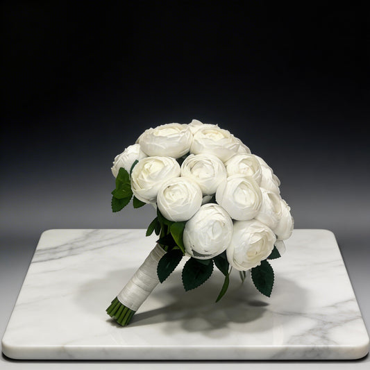 GELİN BUKETİ  ŞAKAYIK BEYAZ YAPAY