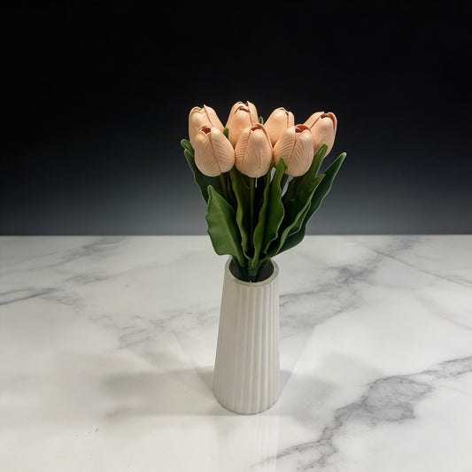 SOMON LATEX YAPAY LALE DEMETİ 8 Lİ BOY 32 CM