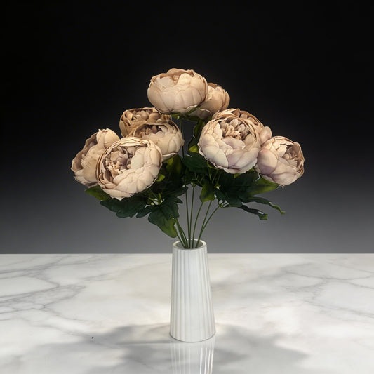 AÇIK PUDRA ŞAKAYIK JUMBO BOY YAPAY 9 KAFALI, BOY 45 CM