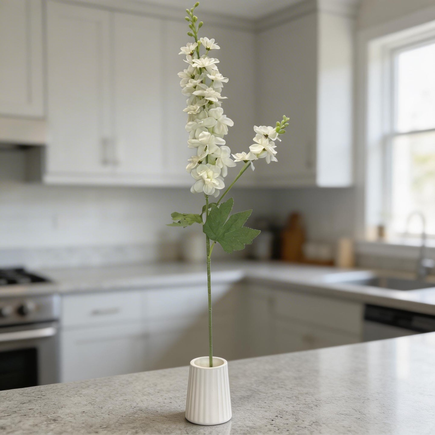 BEYAZ ŞEBBOY YAPAY 1.5 DAL , BOY 85 CM