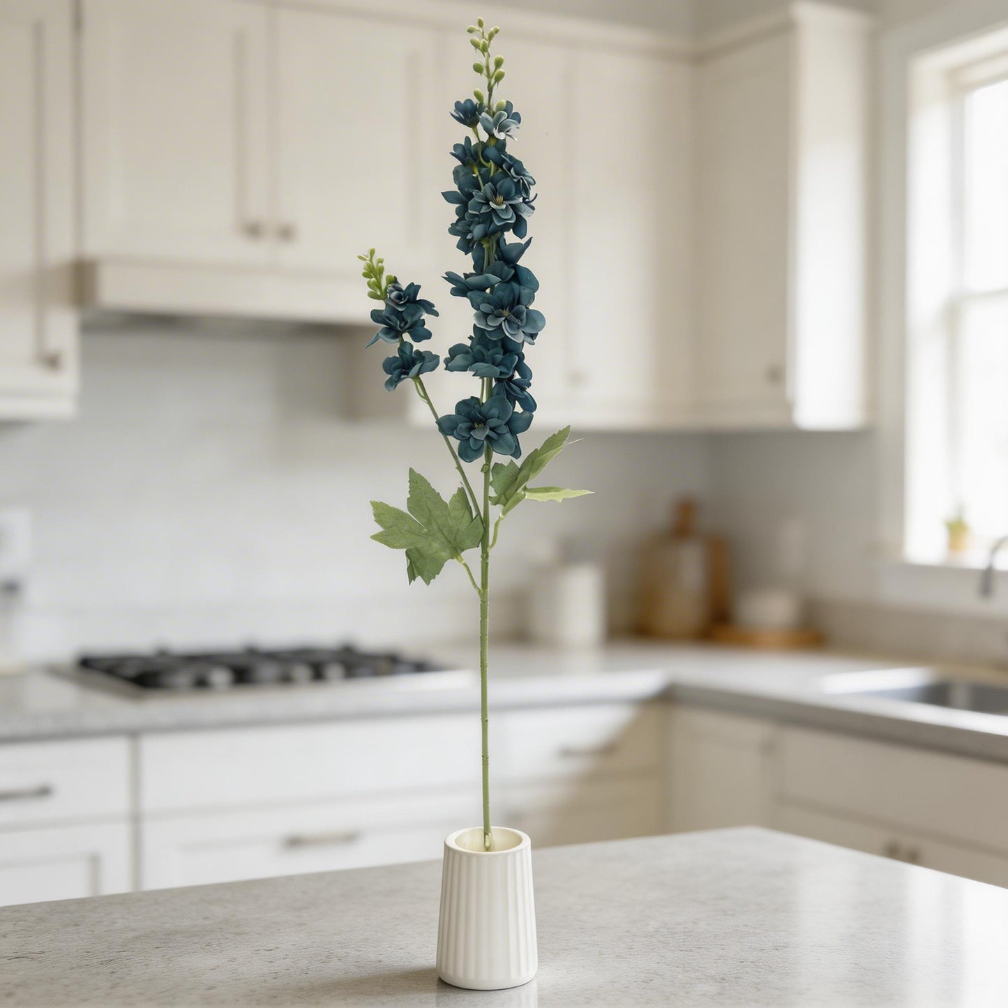 ANTRASİT MAVİ ŞEBBOY YAPAY 1.5 DAL , BOY 85 CM