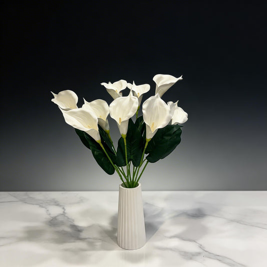 BEYAZ GALA YAPAY 9 KAFA , BOY 50 CM