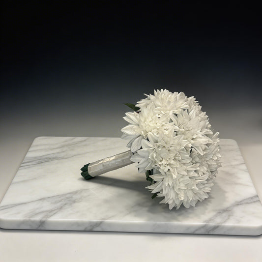 GELİN BUKETİ YILDIZ ÇİÇEĞİ BEYAZ YAPAY