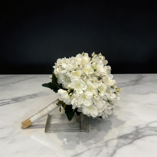 GELİN BUKETİ YASEMİN ÇİÇEĞİ EKRU YAPAY